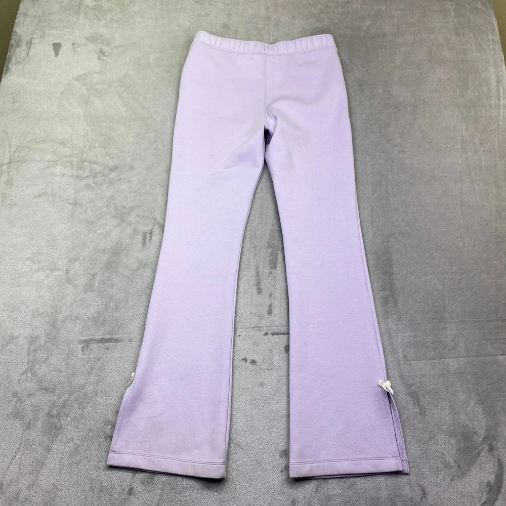 Abercrombie Kids YPB Lavender Purple Flare Leggings‎ Split Hem Size 15/16 Boho